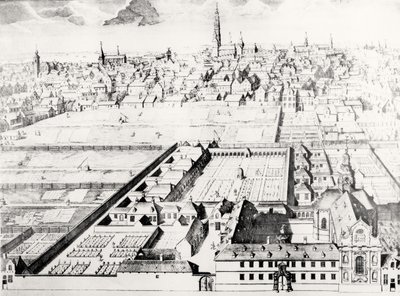 Veduta di Anversa da Flemish School